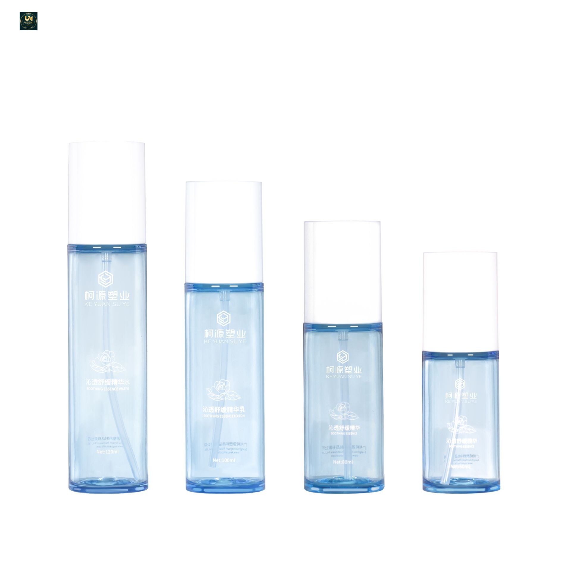 KY291 - Chai xịt sương mịn nhựa PET 60-120ml đóng gói toner, serum dưỡng da