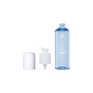 KY293 - Chai Nhựa PET Tròn Đựng Toner/Lotion Kèm Vòi Bơm Và Nắp Đậy