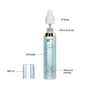 KY294 - Bộ chai lọ mỹ phẩm PET cho toner dưỡng ẩm và kem dưỡng da