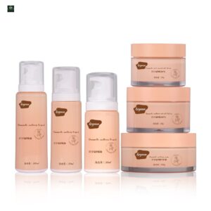 KY295-2 - Chai Lotion Nhựa Cao Cấp Vòi Bơm Màu Cam 30ml/50ml/100ml