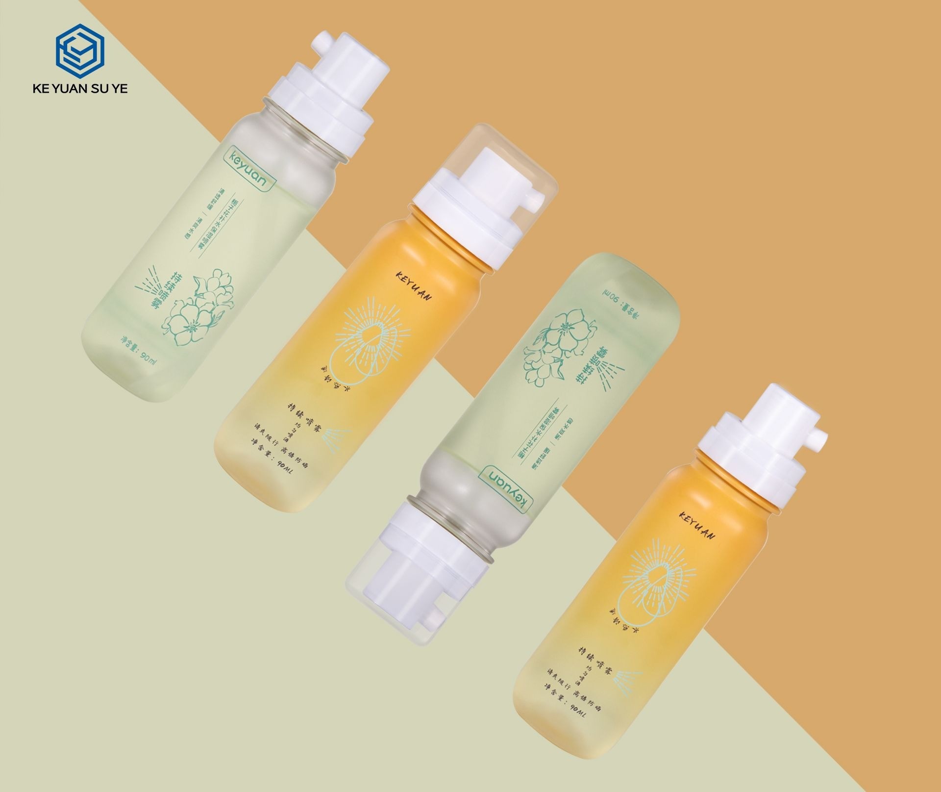 KY296 - Chai Xịt Khoáng Dưỡng Ẩm PET 90ml Cho Da Mặt