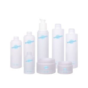 KY299 - Bộ bao bì dưỡng da PETG trọn bộ, nhiều dung tích cho toner, tinh chất, kem dưỡng