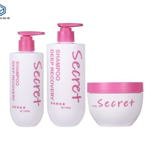 KY301 - Bộ Chai Lọ Nhựa PET Chăm Sóc Tóc (Dầu Gội 300ml/500ml & Hũ Ủ Tóc 150g)