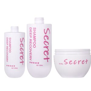 KY301 - Bộ Chai Lọ Nhựa PET Chăm Sóc Tóc (Dầu Gội 300ml/500ml & Hũ Ủ Tóc 150g)