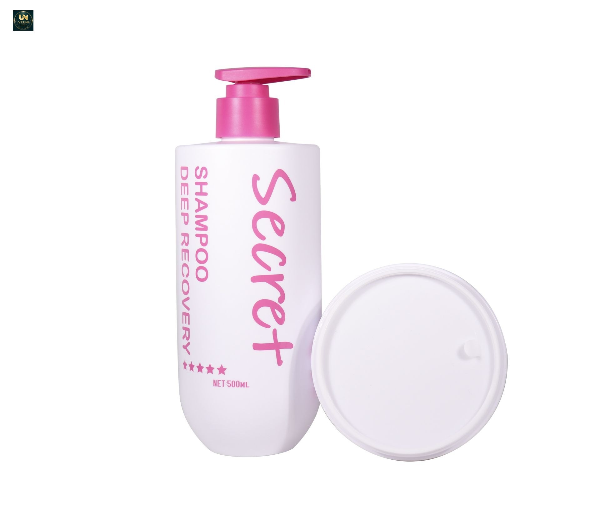 KY301 - Bộ Chai Lọ Nhựa PET Chăm Sóc Tóc (Dầu Gội 300ml/500ml & Hũ Ủ Tóc 150g)