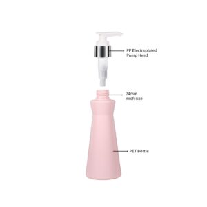 KY303 - Chai bơm nhựa PET dáng cong dùng cho dầu gội, sữa tắm