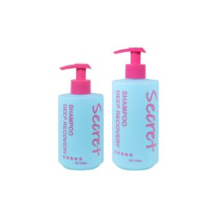KY304 - Chai Bơm Ấn Nhựa PE Nhám 350ml/440ml Cho Dầu Gội, Dầu Xả Salon