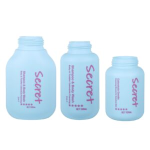 KY304 - Bộ chai bơm tạo bọt PE cho dầu gội, sữa tắm & mousse làm sạch cho bé