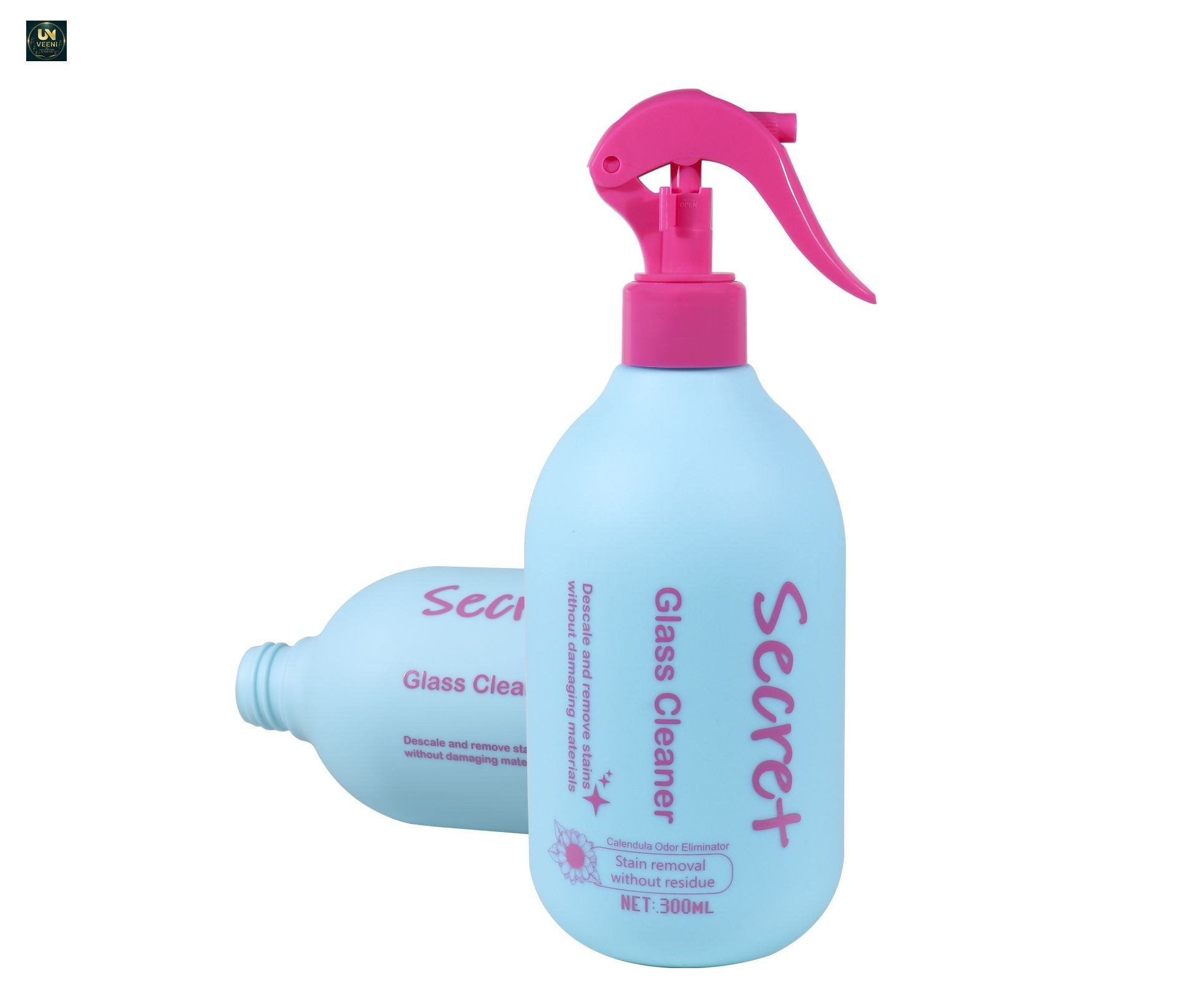 KY304 - Bộ Chai Xịt Cò Bóp Nhựa PE Cổ Tròn 300ml & 500ml Đa Năng Gia Dụng, Thú Cưng & Mỹ Phẩm