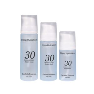 KY305 - Bộ chai bơm tạo bọt PET nhám mờ 80ml/120ml/150ml, dùng cho mặt nạ bọt