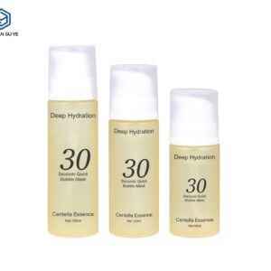 KY305 - Bộ chai bơm tạo bọt PET nhám mờ 80ml/120ml/150ml, dùng cho mặt nạ bọt