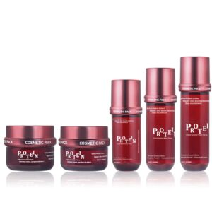 KY306 - Bộ chai lọ dưỡng da PET mờ trong suốt, đủ dung tích cho kem và serum