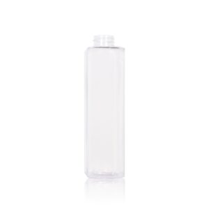 KY308 - Bộ Chai Bơm Nhấn PET Vuông Trong Suốt Cho Dầu Gội & Sữa Tắm