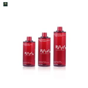 KY610-615 - Bộ bao bì dưỡng da PETG: chai bơm lotion & hũ kem