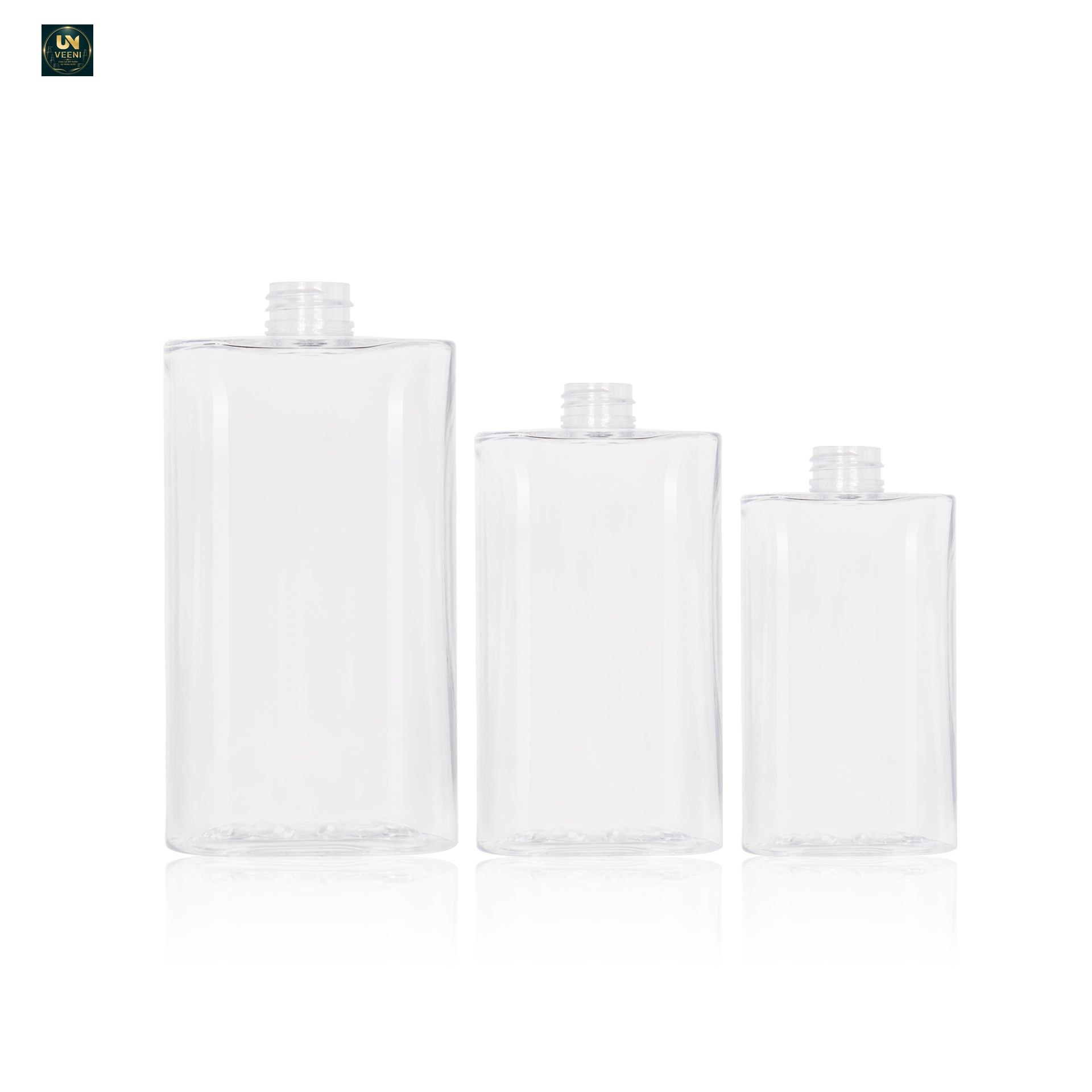 KY735-737 - Chai Bơm Nhựa PET Trong Suốt Tái Nạp, Chống Rò Rỉ Cho Mỹ Phẩm