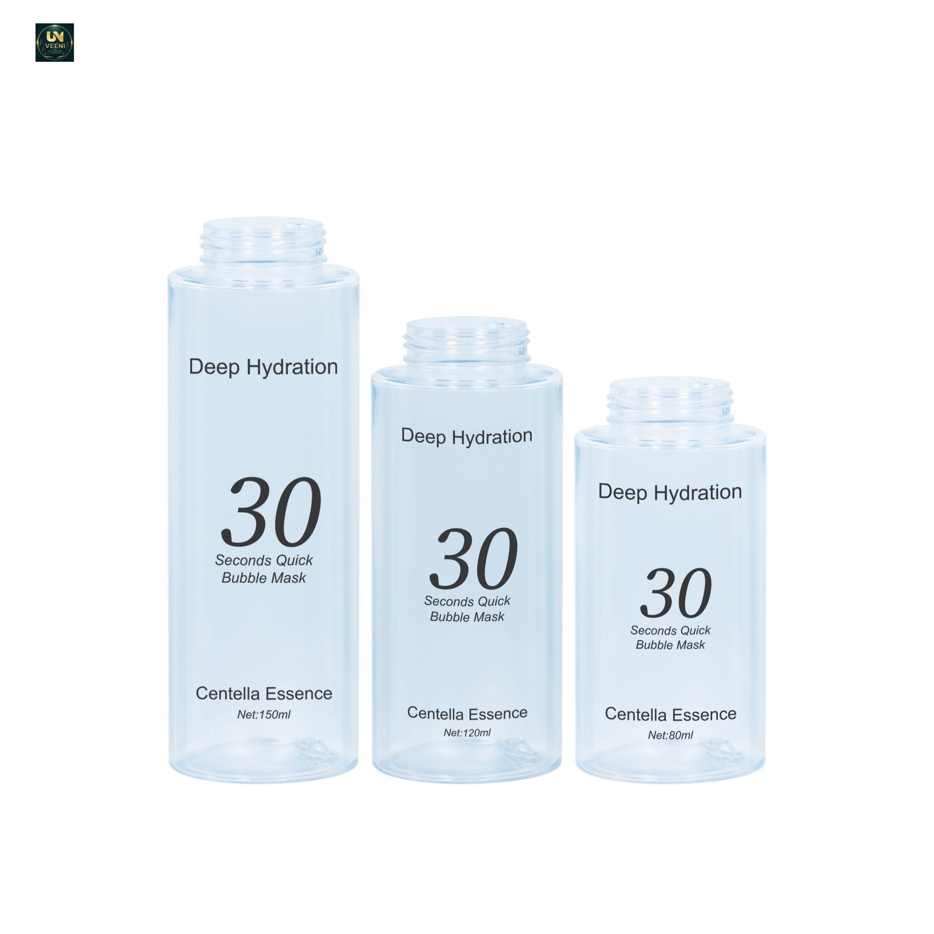 KY746 - Chai Nhựa PET Hai Lớp Đựng Mặt Nạ Bọt Mini 80-150ml