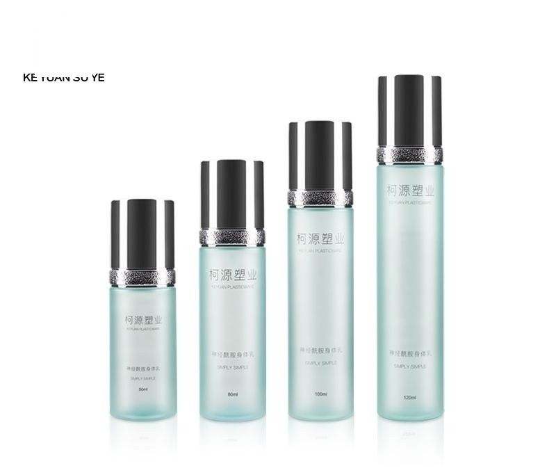 KY097 - Chai Nhựa PET Đựng Toner/Nước Hoa Hồng Cao Cấp Series Xanh Hiệu Ứng UV Ánh Bạc Vàng