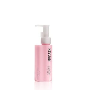 Chai đựng dầu tẩy trang PET 100ml dáng đặc biệt màu hồng - KY223
