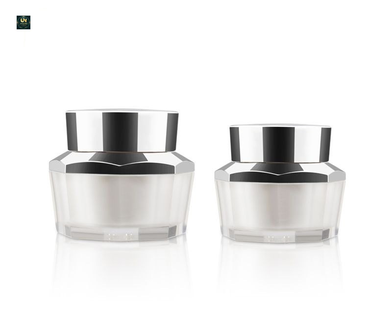 KY005AJ - Hũ Kem Acrylic Mạ Bạc 30ml 50ml
