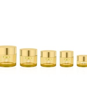 KY052-2 - Hũ Kem Nhựa PET Mini Màu Vàng 5-30ml