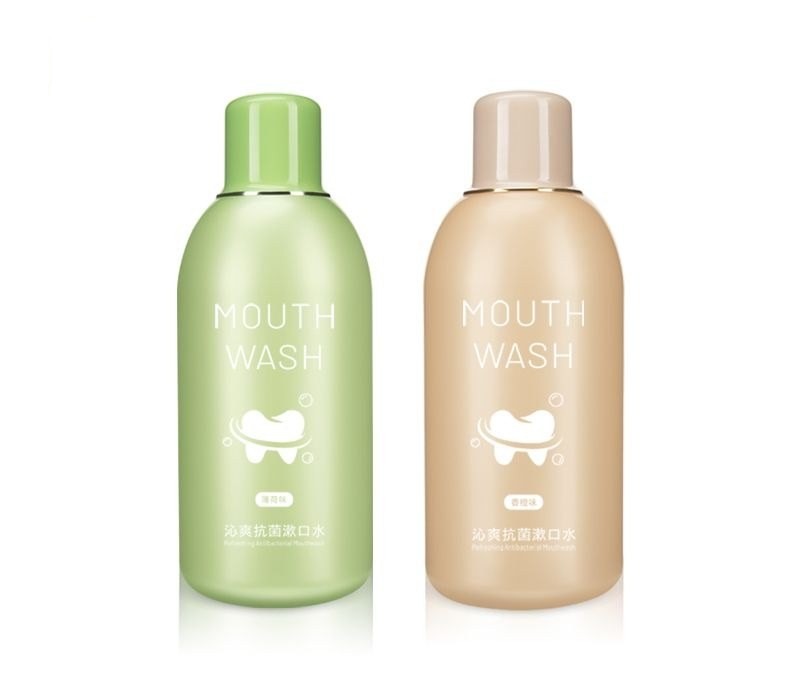 KY115 - Chai nhựa PET 500ml đựng nước súc miệng, dùng cho gia đình và khách sạn