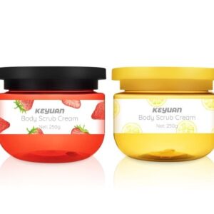 KY035PJ - Hũ Kem Nhựa PET 250ml Nắp Vặn (Vàng - Đỏ)