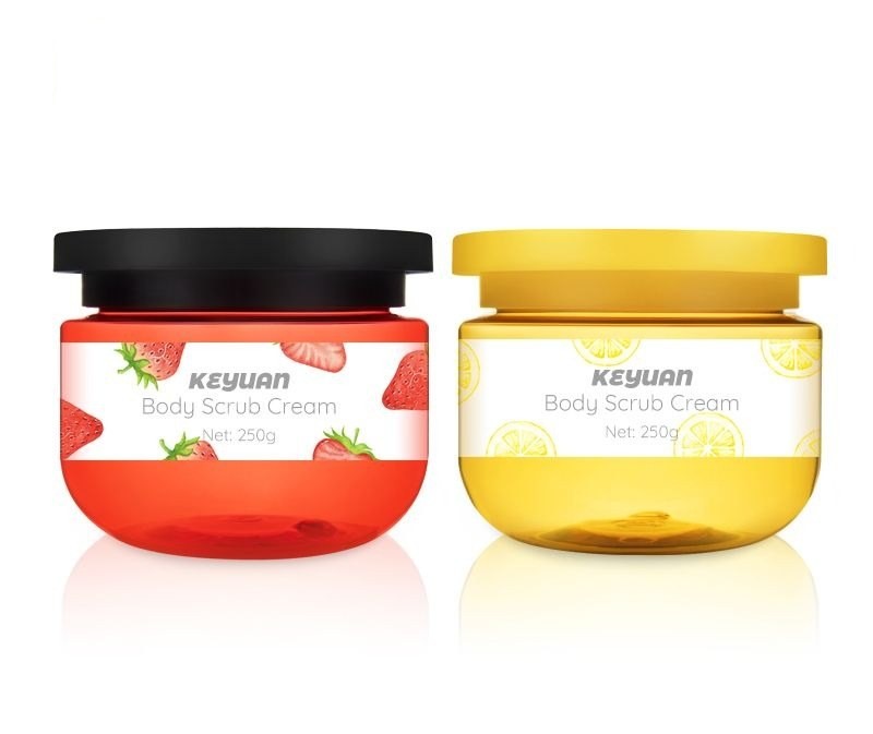 Hũ Kem Nhựa PET 250ml Nắp Vặn (Vàng - Đỏ) - KY035PJ