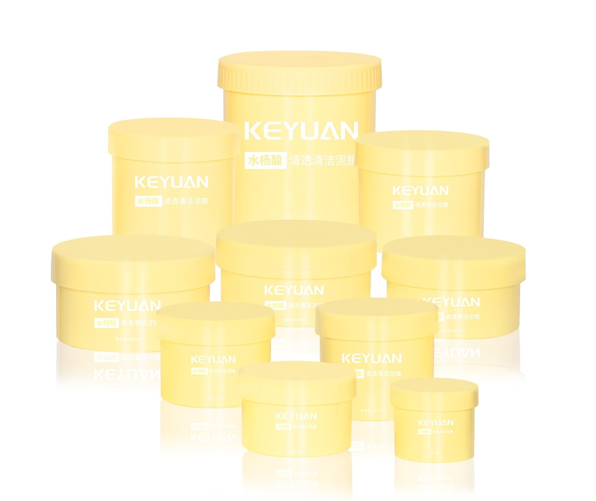 Hũ Nhựa PP Màu Cam Đựng Mỹ Phẩm, Mặt Nạ Ủ Tóc - KY068PJ