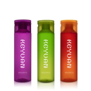 KY027 - Chai Nhựa PET Đựng Dầu Gội 250ml Nắp Bật Đa Màu, Bề Mặt Mờ