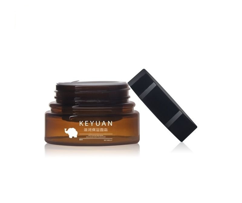 Hũ Kem Mắt/Kem Mắt Mini 10ml Nhựa PET Màu Hổ Phách - KY049PJ