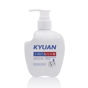 Chai Kem Đánh Răng Nhựa PET Trắng 300ml Thiết Kế Độc Đáo - KY181