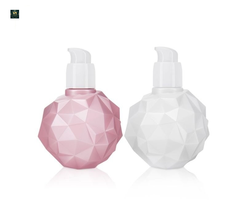 Chai Nhựa HDPE 300ml Bơm Lotion Kiểu Dáng Cầu Sang Trọng Cho Khách Sạn - KY093