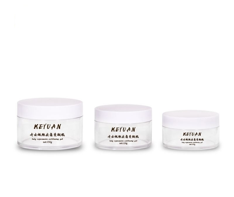 KY071PJ - Hũ Kem Nhựa PET Trong Suốt Nắp Vặn Trắng 100g/120g/150g