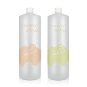 KY080 - Chai Nhựa HDPE 1L Dầu Gội & Sữa Tắm Gia Đình