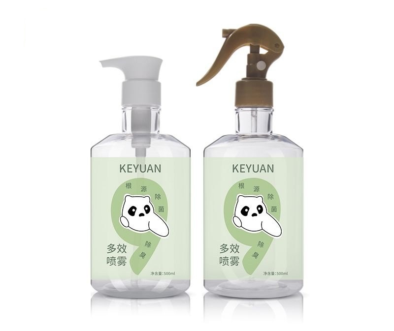 KY190 - Chai xịt nhựa PET trong suốt 500ml dùng với vòi phun có (trigger)