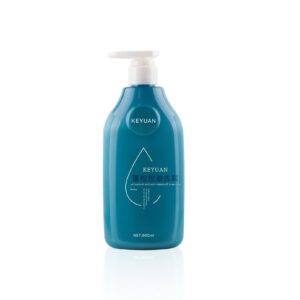 Chai Nhựa Dầu Gội 600ml Dáng Dẹt Màu Xanh Dương, Vòi Bơm Cao Cấp - KY225
