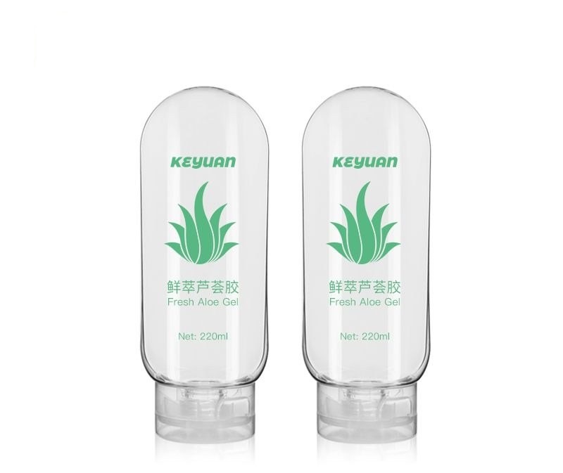 KY029 - Chai Nhựa PET Dáng Úp Ngược Đựng Gel Lô Hội 220ml