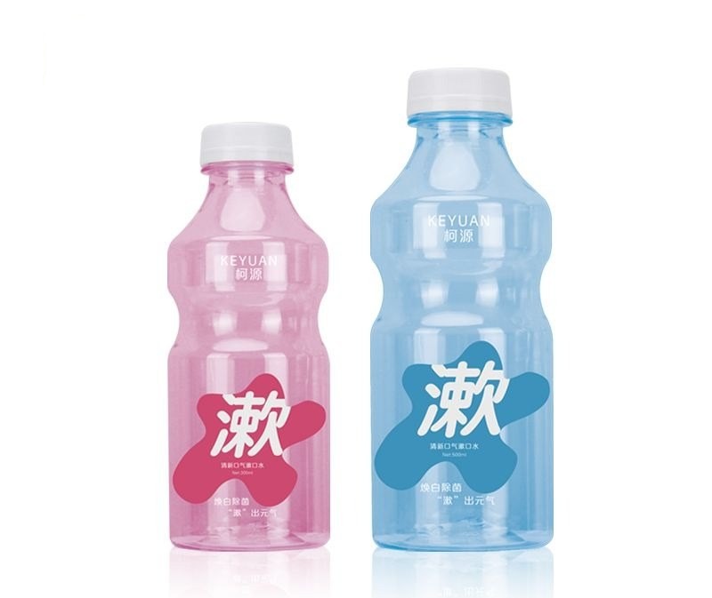 KY035 - Chai Nhựa PET Đựng Nước Súc Miệng & Dung Dịch Vệ Sinh Gia Dụng, Khách Sạn 300ml/500ml