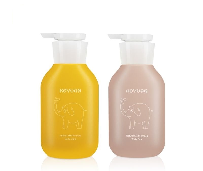 Chai Nhựa HDPE Dung Dịch Dưỡng Thể Cho Bé 300ml Có Bơm Lotion - KY073