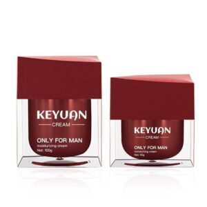 Hũ Kem Acrylic Cao Cấp 50ml/100ml, Nắp Đôi Sang Trọng - KY010AJ
