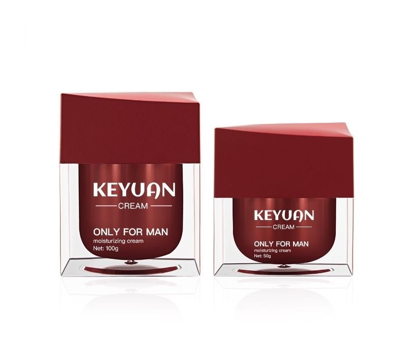 Hũ Kem Acrylic Cao Cấp 50ml/100ml, Nắp Đôi Sang Trọng - KY010AJ