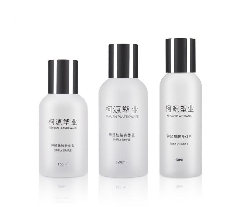 Chai Nhựa PET Đựng Nước Rửa Tay Mini Cho Khách Sạn, Nắp Bạc UV - KY100