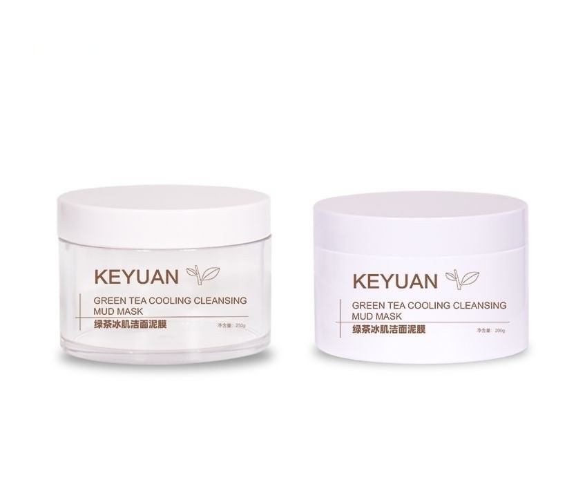 KY072PJ - Hũ kem nhựa PET trong suốt 200g/250g, nắp vặn trắng