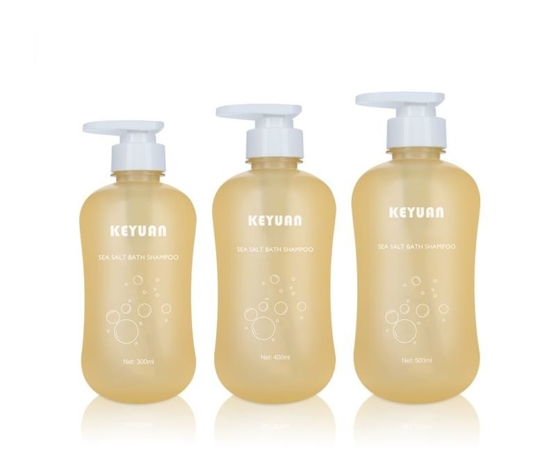 Chai Nhựa PET Dáng Thon Đựng Dầu Gội, Sữa Tắm, Muối Tắm 300ml/400ml/500ml - KY134