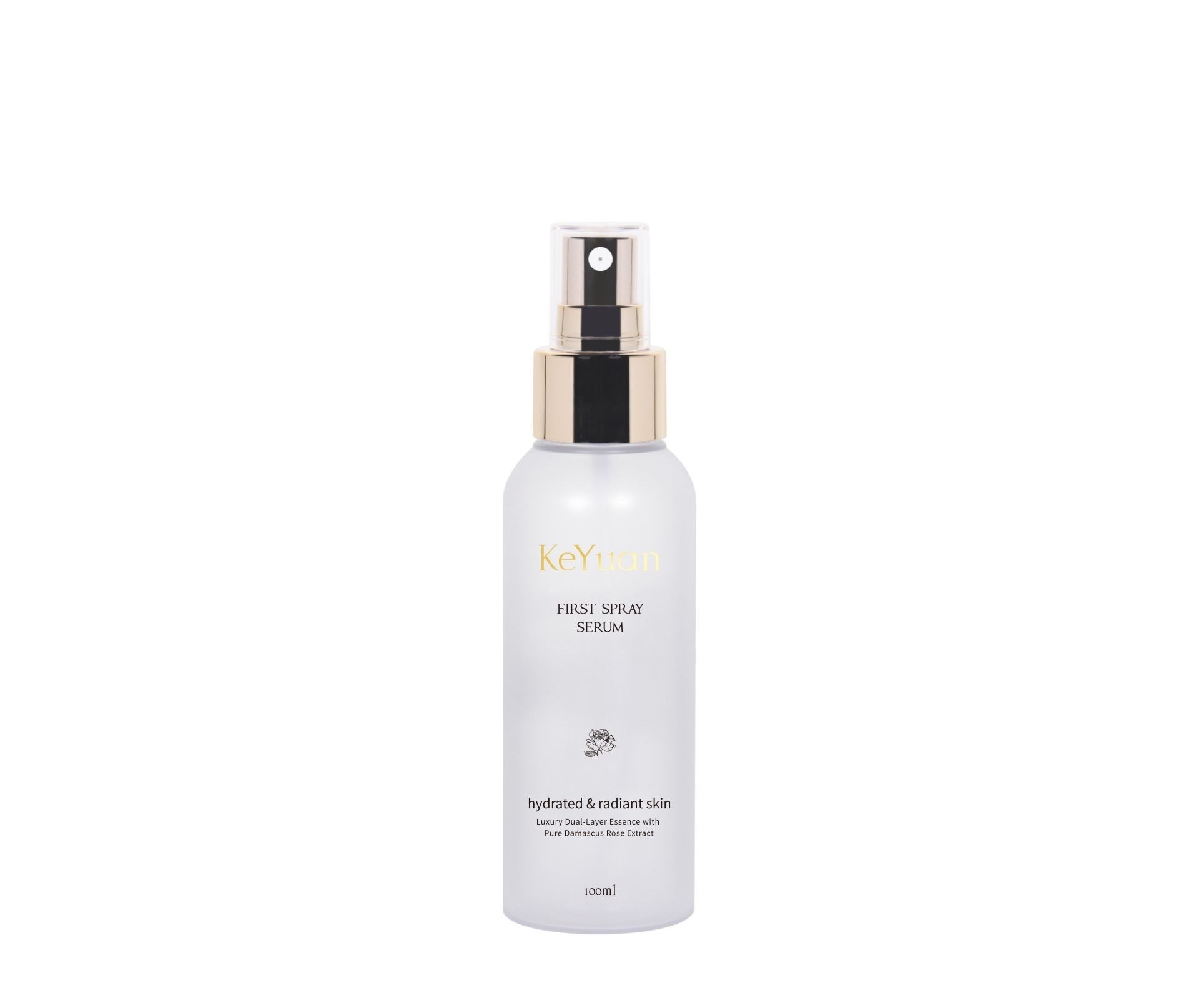 KY300 - Chai xịt PET trong suốt cao cấp 100ml, dùng cho serum dưỡng ẩm da mặt