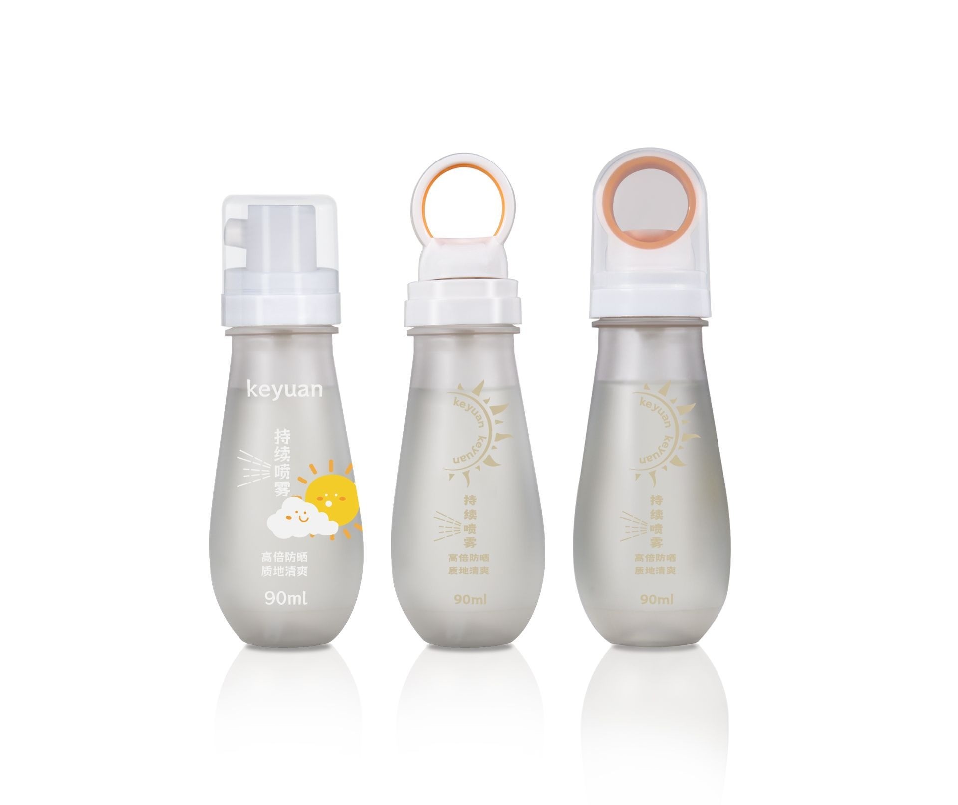 Chai Xịt Khoáng Dưỡng Ẩm PET 90ml Cho Xịt Chống Nắng & Chăm Sóc Da Mặt - KY296