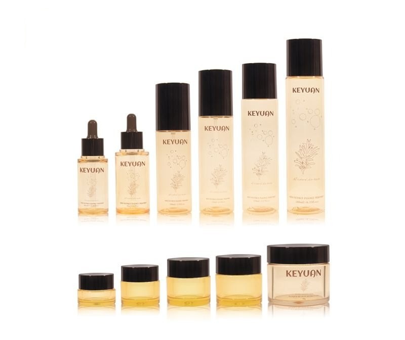 KY217 - Bộ Chai Lọ Mỹ Phẩm Cao Cấp: Chai Lotion & Hũ Kem Dưỡng Da
