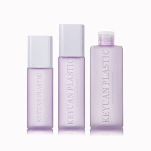 KY098-2 - Chai nhựa bơm lotion nhám tím sang trọng 100ml/120ml/200ml