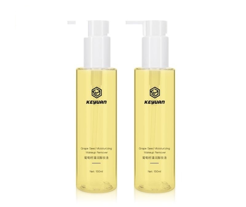 KY153 - Chai Nhựa PET Vòi Bơm Ấn Đựng Dầu Tẩy Trang 150ml