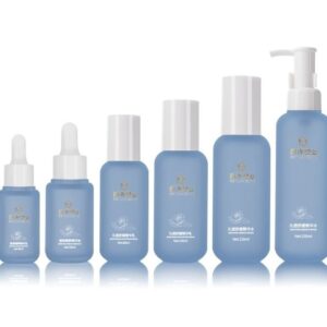 KY201-5 - Bộ Chai Nhỏ Giọt PETG Xanh Mờ Đa Dung Tích 30-150ml